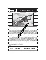 Предварительный просмотр 1 страницы REVELL Fokker D VII Assembly Manual