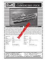 Preview for 1 page of REVELL French Carrier CLEMENCEAU/FOCH Assembly Instructions Manual