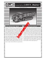 Предварительный просмотр 1 страницы REVELL German Half-Track L4500 R "Maultier" Assembly Manual