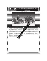 Preview for 1 page of REVELL German Motorcycle R-12 with Sidecar Assembly Manual