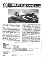 REVELL German Sub U-99 Assembly Instructions Manual предпросмотр