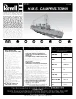 Preview for 1 page of REVELL H.M.S Campbeltown Assembly Instructions Manual