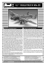 REVELL Handley Page HALIFAX B Mk. III Assembly Manual preview