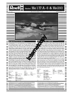 REVELL Heinkel He 177 A-6 & Hs293 Assembly Manual предпросмотр