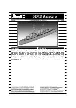 REVELL HMS Ariadne Assembly Manual preview