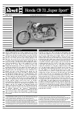 Предварительный просмотр 1 страницы REVELL Honda CB 72 Super Sport Assembly Manual