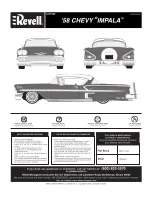 REVELL KIT 1589 Assembly Manual preview