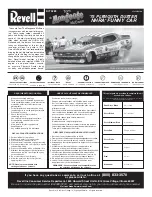 REVELL KIT 4289 Assembly Manual preview