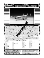 Preview for 1 page of REVELL L.1049G Super Constellation Assembly Manual