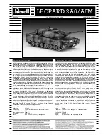 REVELL LEOPARD 2A6/A6M Manual preview