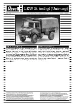 Preview for 1 page of REVELL LKW 2t. tmil gl Unimog Assembly Manual