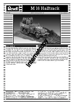 REVELL M16 Halftrack Assembly Manual предпросмотр