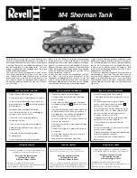 Preview for 1 page of REVELL M4 Sherman Tank (Hedgehog) Manual