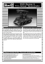 Preview for 1 page of REVELL M4A3 Sherman & T34 Calliope rocket launcher Assembly Manual