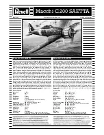 REVELL Macchi C.200 Saetta Assembly Manual предпросмотр