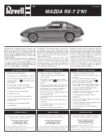 Preview for 1 page of REVELL MAZDA RX-7 2'N1 Instruction Manual