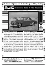 Предварительный просмотр 1 страницы REVELL Mercedes-Benz 190 SL Roadster Assembly Manual