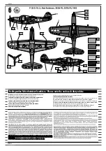 Предварительный просмотр 4 страницы REVELL MICRO-WINGS P-39Q AIRACOBRA Assembly Manual