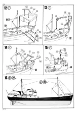 Предварительный просмотр 8 страницы REVELL Northsea Fishing Trawler Assembly Manual