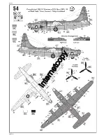 Предварительный просмотр 10 страницы REVELL P4Y-2 Privateer Assembly Manual