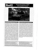 REVELL Panzerhaubitze 2000 Assembly Manual preview