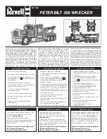 REVELL Peterbilt 359 Conventional Tractor Manual предпросмотр