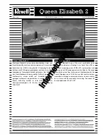 REVELL Queen Elizabeth 2 Assembly Manual preview