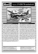 Preview for 1 page of REVELL Republic P-47M Thunderbolt Manual