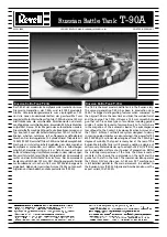 Preview for 1 page of REVELL Russian Battle Tank T-90A Assembly Manual