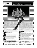 Preview for 1 page of REVELL Sail Training Ship Alexander Von Humbolt Assembly Manual