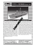 Preview for 1 page of REVELL Schnellboot Fast Attack Boat Gepard-Klasse 143A Assembly Manual