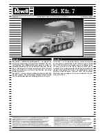 REVELL Sd. Kfz. 7 Manual preview
