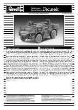 REVELL Spahwagen Recon Vehicle Fennek Assembly Manual preview