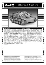 REVELL StuG 40 Ausf. G Assembly Manual preview