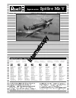 Preview for 1 page of REVELL Supermarine Spitfire Mk V Assembly Manual