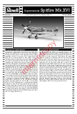 REVELL Supermarine Spitfire Mk.XVI Assembly Manual preview