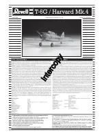 REVELL T-6G / Harvard Mk.4 Assembly Manual предпросмотр