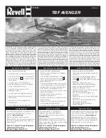 REVELL TBF AVENGER Assembly Manual предпросмотр