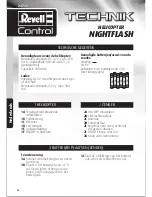 Предварительный просмотр 28 страницы REVELL TECHNIK NIGHT FLASH User Manual