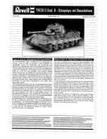 REVELL Tiger II Ausf. B Assembly Manual preview