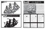 Предварительный просмотр 24 страницы REVELL U.S.S. CONSTITUTION OLD IRONSIDES Manual