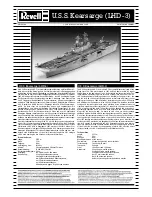 REVELL U.S.S. Kearsarge Assembly Manual preview