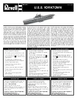 Preview for 1 page of REVELL U.S.S. Yorktown Assembly Manual