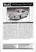 REVELL VW Karmann Ghia Coupe Manual preview