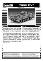 REVELL Warrior MCV Manual preview