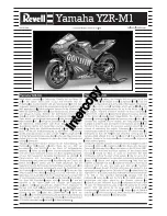 REVELL Yamaha YZR-M1 Assembly Instructions Manual preview