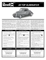 REVELL ZZ TOP ELIMINATOR Assembly Manual preview