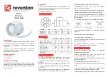 Предварительный просмотр 1 страницы REVENTON REGO Series User Manual