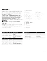 Preview for 1 page of REVER MCX1 Instructions