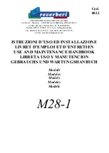 Reverberi M28-1 Use And Maintenance Handbook preview